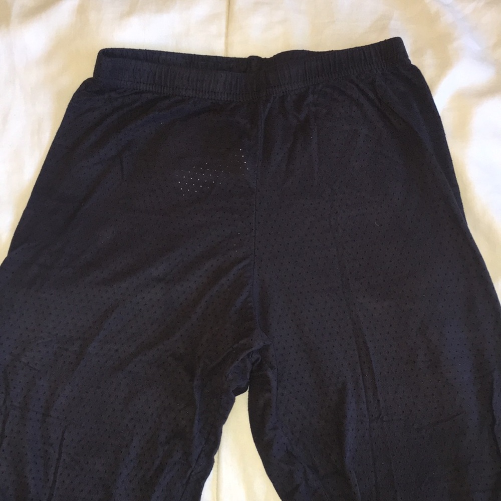 Missguided black suede leggings